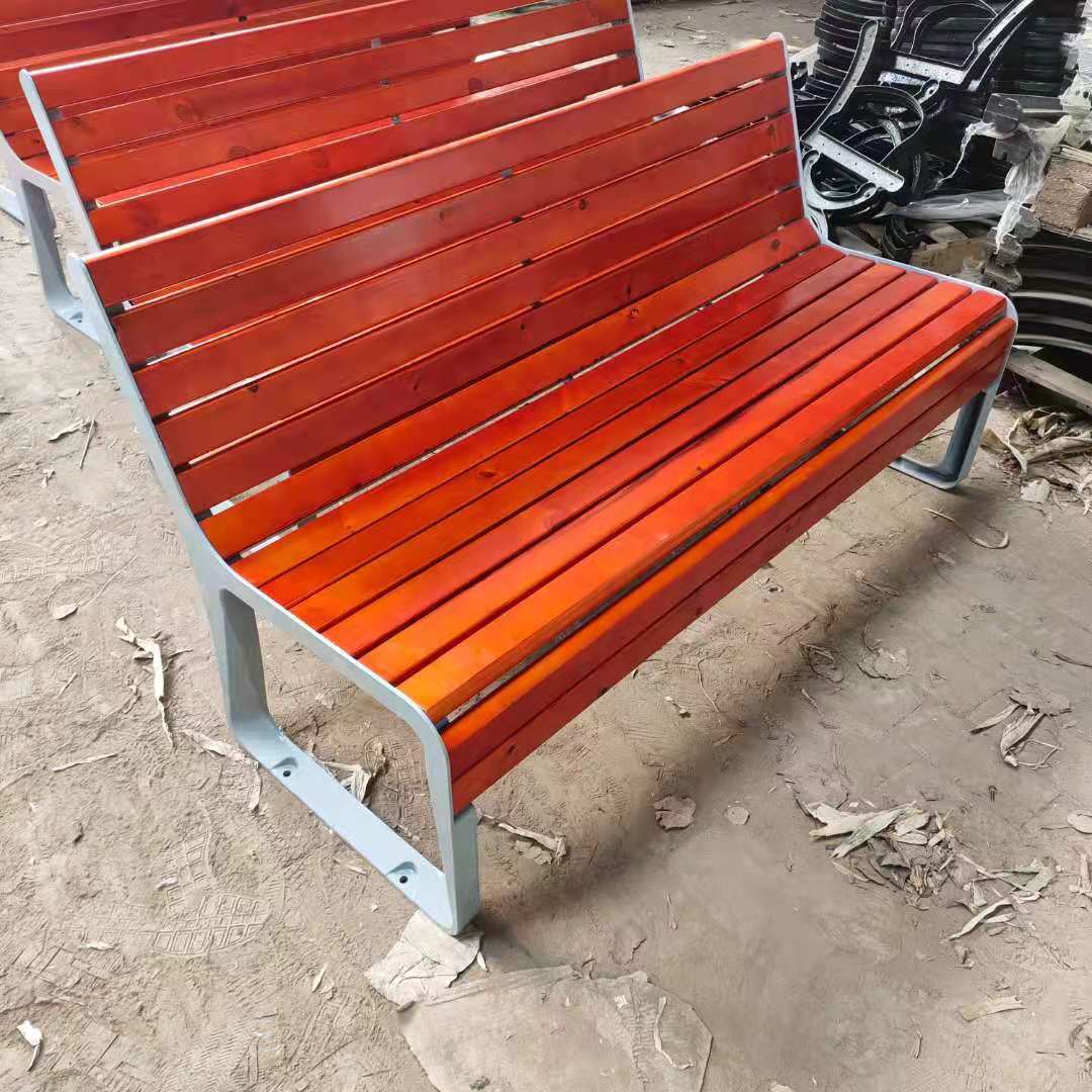 Outdoor curved tree chair, leisure circular chair, customized school scenic area engineering, plastic wood backless tree chair