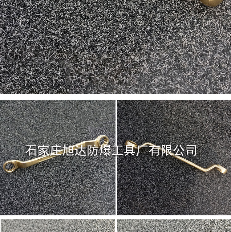 Xinda explosion-proof double end box wrench 24 * 27mm copper box wrench, all copper tools for petrochemical purposes