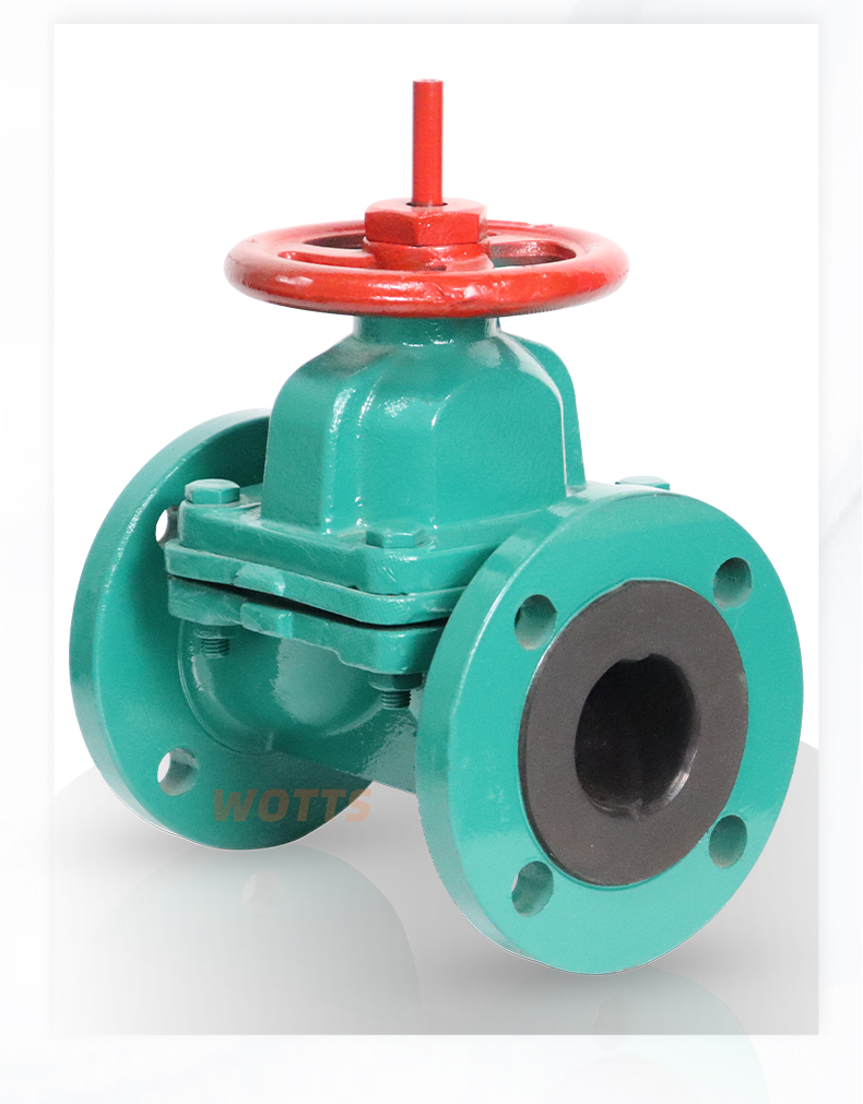 Manual rubber lined diaphragm valve G41J-10 cast iron cast steel anti-corrosion power plant national standard British standard Jingtan electric pneumatic