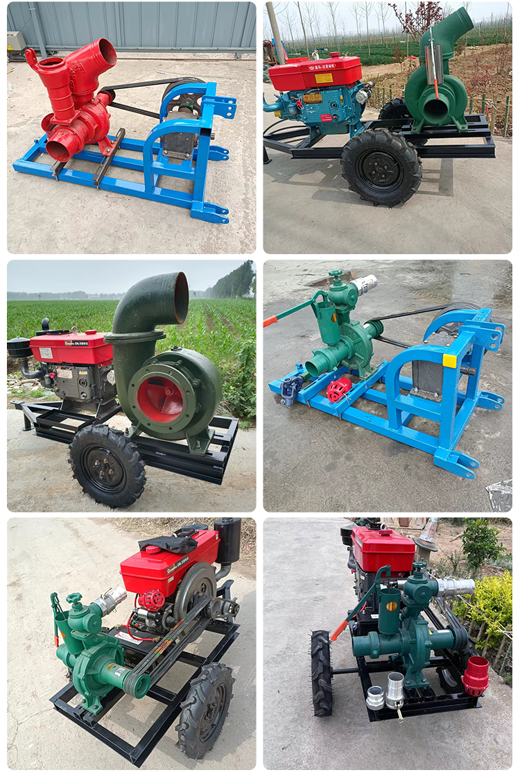 Spring Wheat Revitalization Irrigation Farmland Pump High Head Sprinkler Irrigation Large Reel Machine with 50 Spray Guns