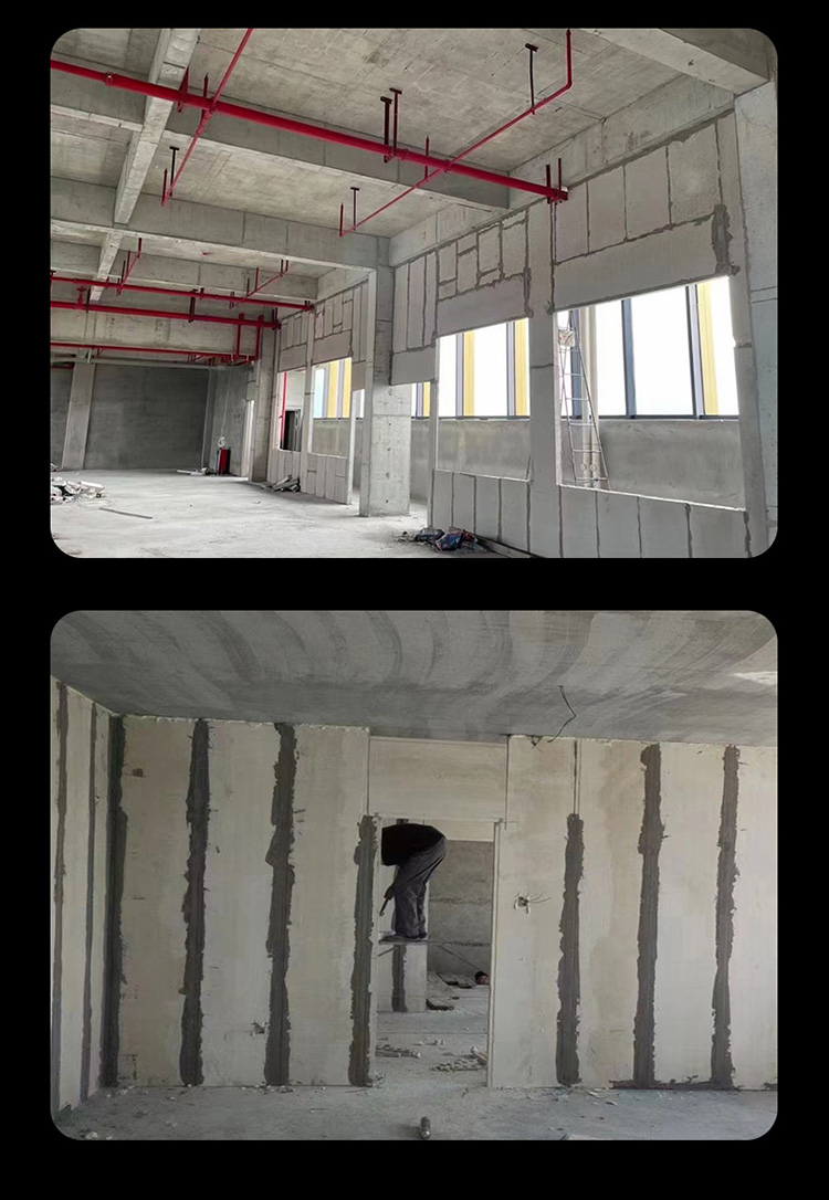 Mandy GRC lightweight partition board prefabrication Foam concrete wall board fireproof and sound insulation construction is convenient