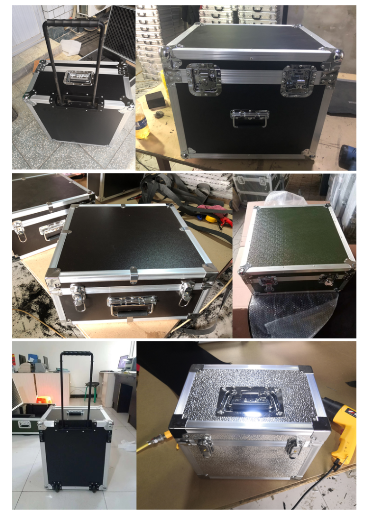 Wholesale of aluminum alloy aviation boxes, experimental precision instrument boxes, internet red audio equipment, trolley boxes, Hengao