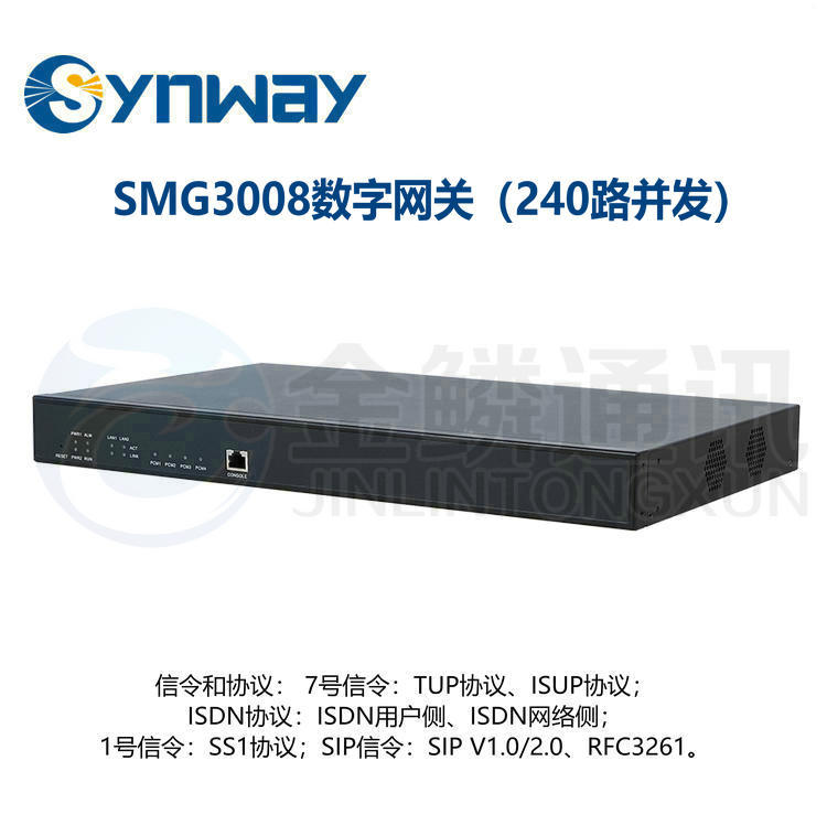 Synway Sanhui SMG3008 Digital Gateway 240 Route 8E1 Relay Media Gateway TG Integrated Access Equipment