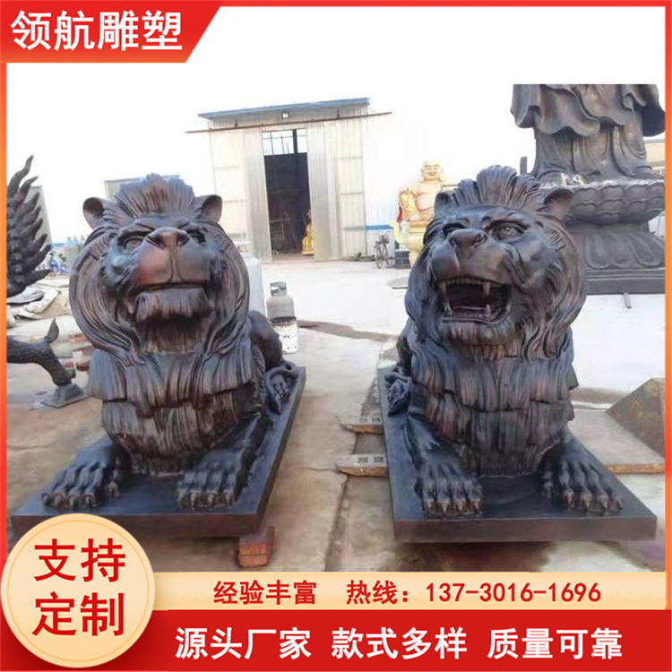 The production of large-scale garden sculptures and architectural sculptures with pure copper craftsmanship at the entrance supports customization