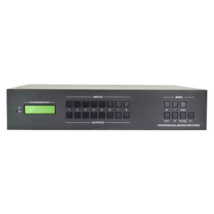 Makesure seamless switching high-definition hybrid matrix MKMC-0808 plug-in 8-in 8-out