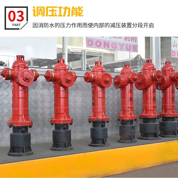 Collision resistant and stable fire hydrant SSFW150/65-1.6, above ground fire hydrant, fire equipment manufacturing, 1.7 meters in stock