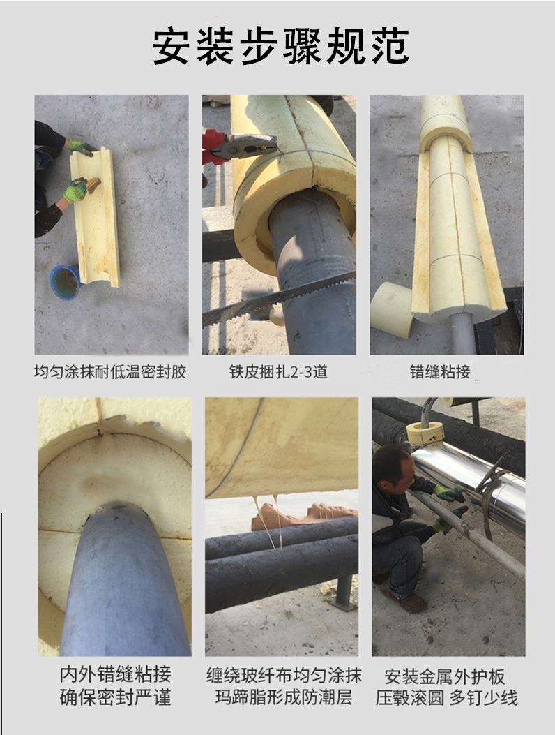 Foam polyurethane insulation shell Polyisocyanurate Pir cryogenic tube shell insulation tube shell