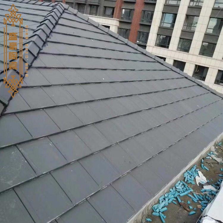 Adequate supply of ceramic slate tiles, Chinese style roof building tiles, frost resistant and waterproof materials