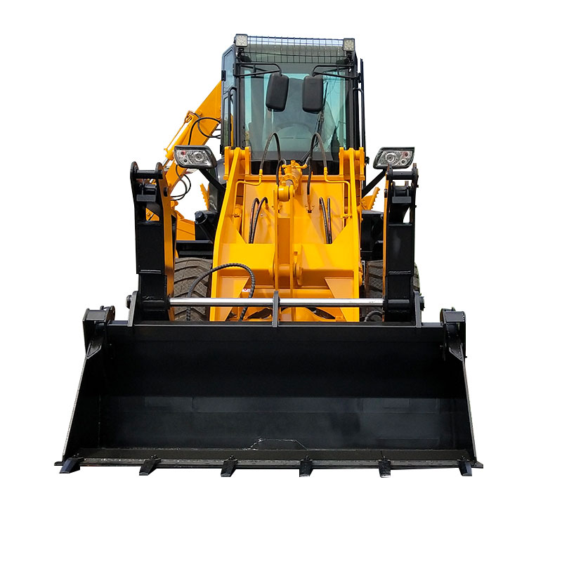 Hoisting QZ20-25Backhoe 2.5-ton Backhoe Loader Two Busy Engineering Machines