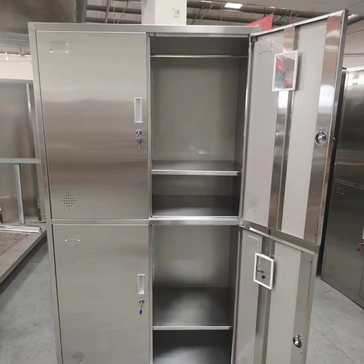 Stainless steel locker, employee lounge, lockable storage cabinet, storage cabinet can be customized according to requirements