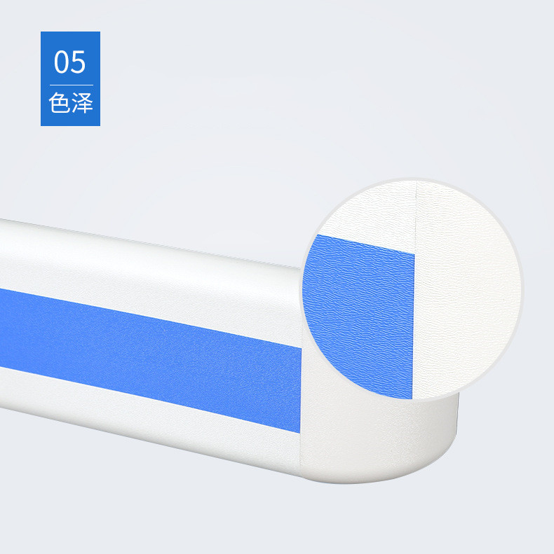 Accessible anti-collision handrail Hospital corridor 140 handrail Medical wall PVC handle LTR-1257