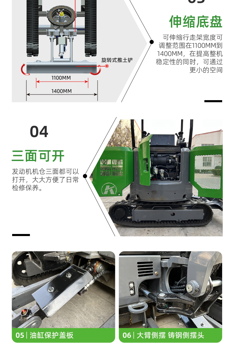 Small excavator Agricultural small Excavator Greenhouse 20 small hook 2 ton mini excavator universal excavator