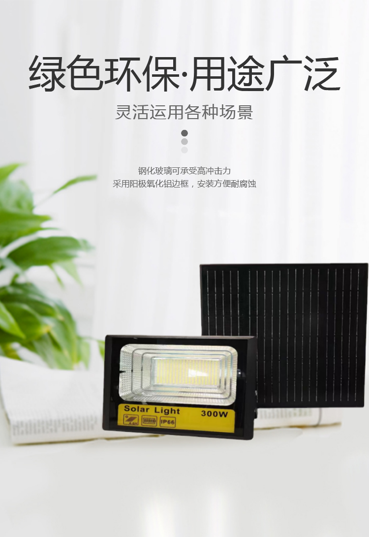 Renshan 300W Solar Projector Photovoltaic Power Generation Module Commercial Household Energy Storage System