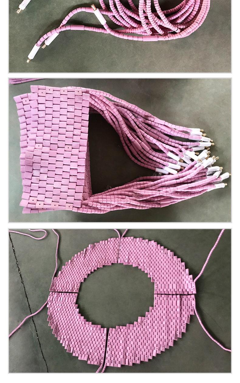 SCD heating rope, LCD track type heater, ceramic electric tape rope shaped heating ring