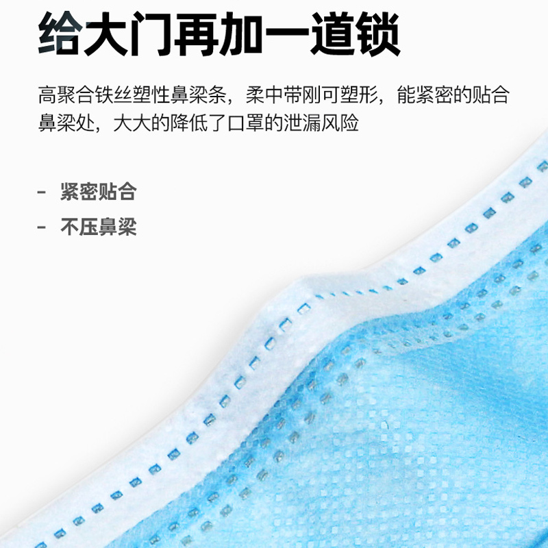 Fulang Medical supplies medical protective masks New Surgical mask Anti saliva disposable independent packaging