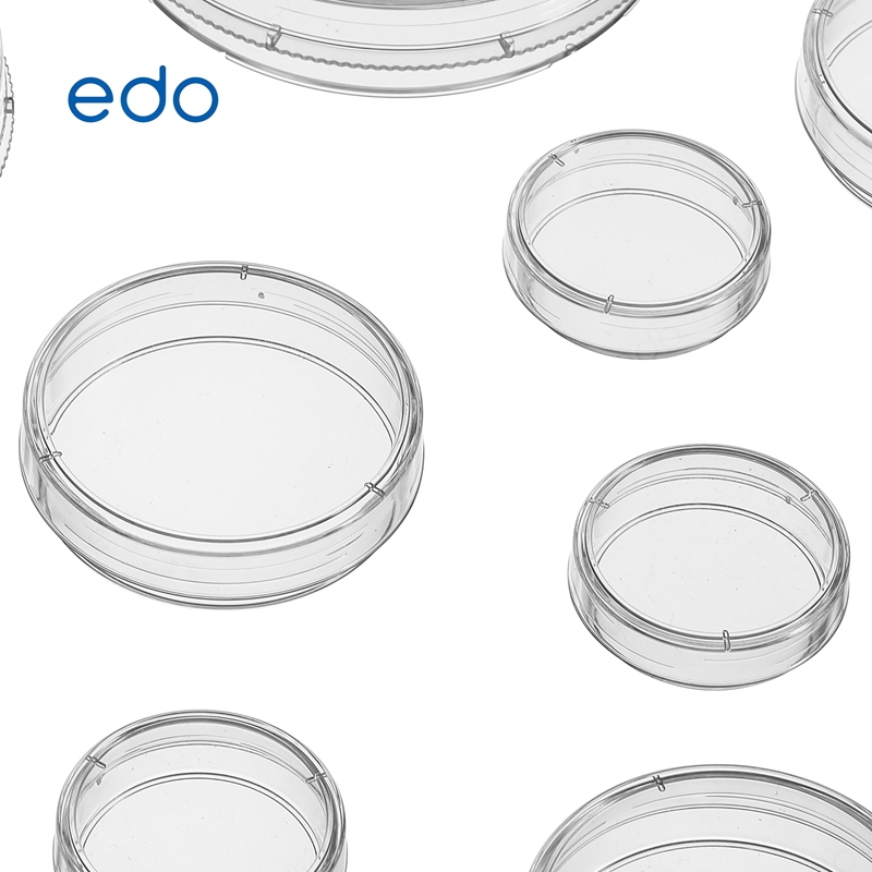 EDO plasma treated cell Petri dish 100mm 10/bag, 30 bags/box 1353100