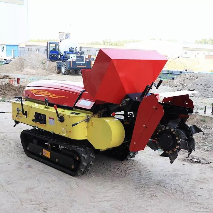 Mountainous Land Cultivation, Trenching, Fertilization, Rotary Tillage Integrated Machine, Diesel Tracked Field Management Machine