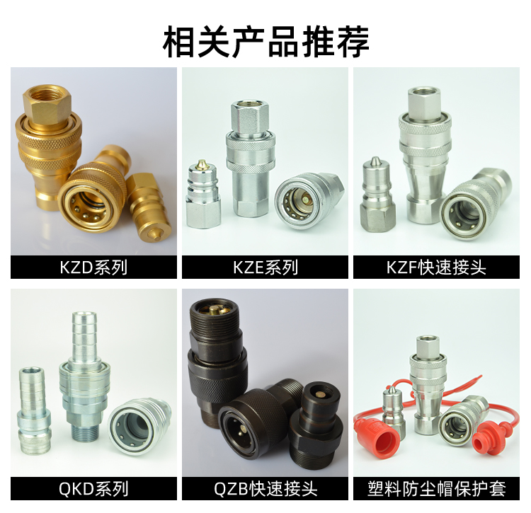 ISO7241-A series anti slip S1 open close hydraulic quick connector ISOA tractor quick plug