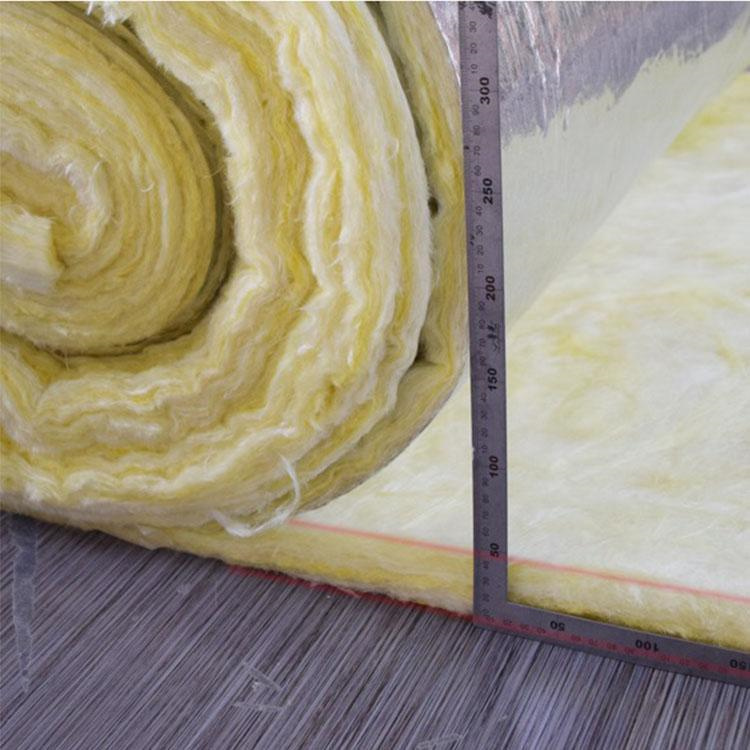 PVC aluminum foil veneered glass fiber cotton vacuum Huamei glass cotton roll felt glass fiber cloth wrapped Glass wool board