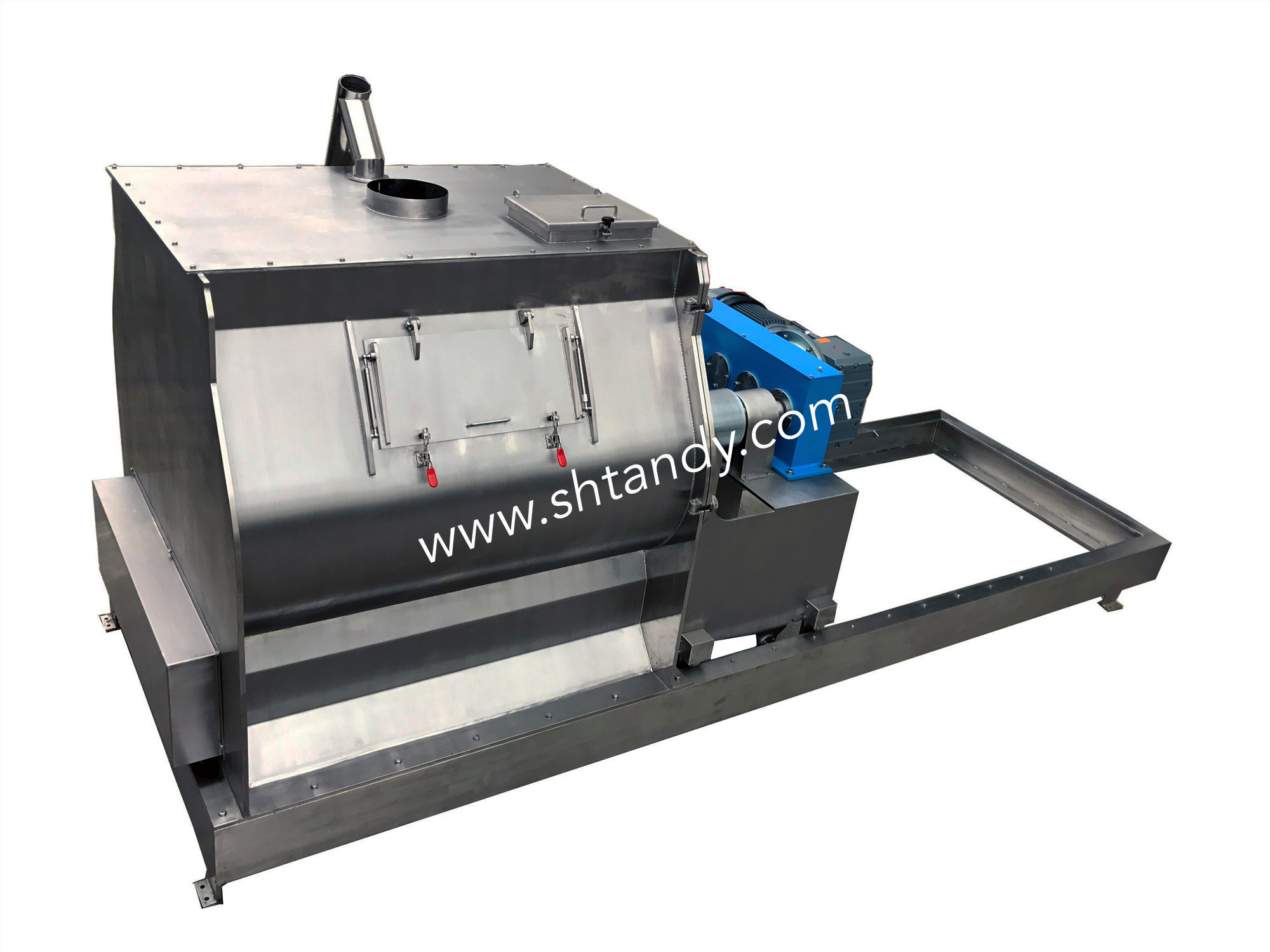 Powder particle hard jelly dry fruit mixer Tangdi mechanical pull type paddle mixer ingredient system