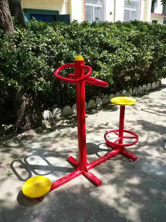 Long term supply of outdoor square park path fitness equipment and space chairs for training