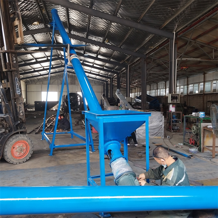 Thickening spiral feeding machine, twisting dragon automatic conveyor, Ruibo particle sawdust elevator