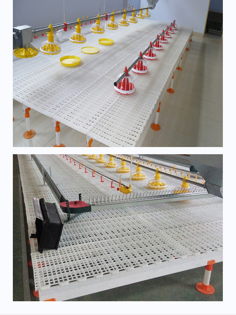 Duck manure leakage floor with plastic support plastic manure leakage board for duck breeding