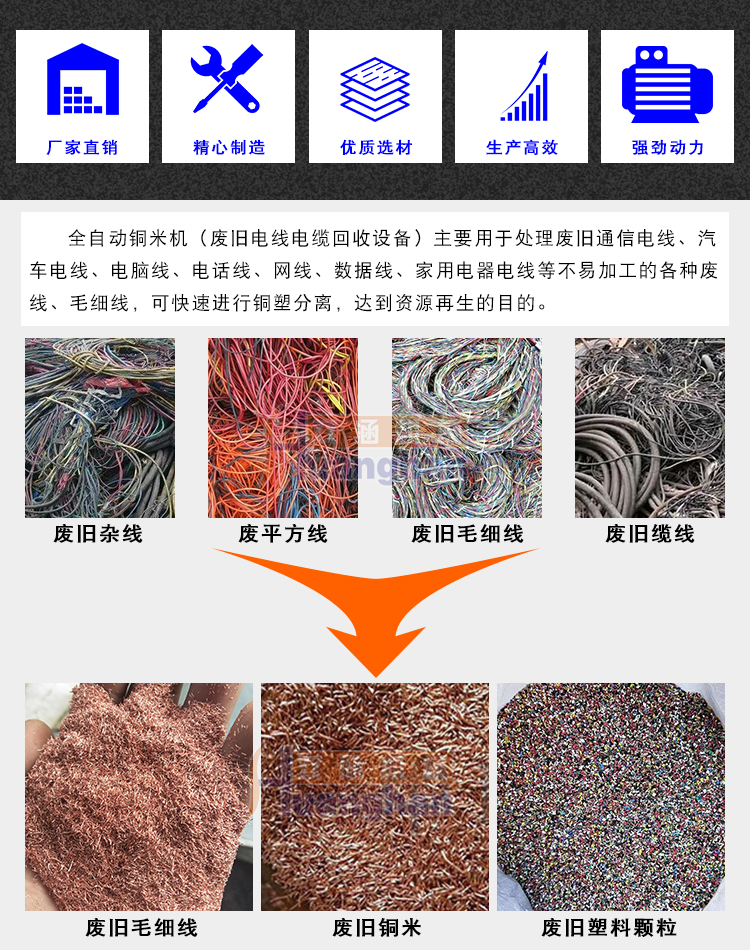 600 type copper rice machine manufacturer, small dry wet 400 type copper crusher, with high copper yield sold at the bottom price