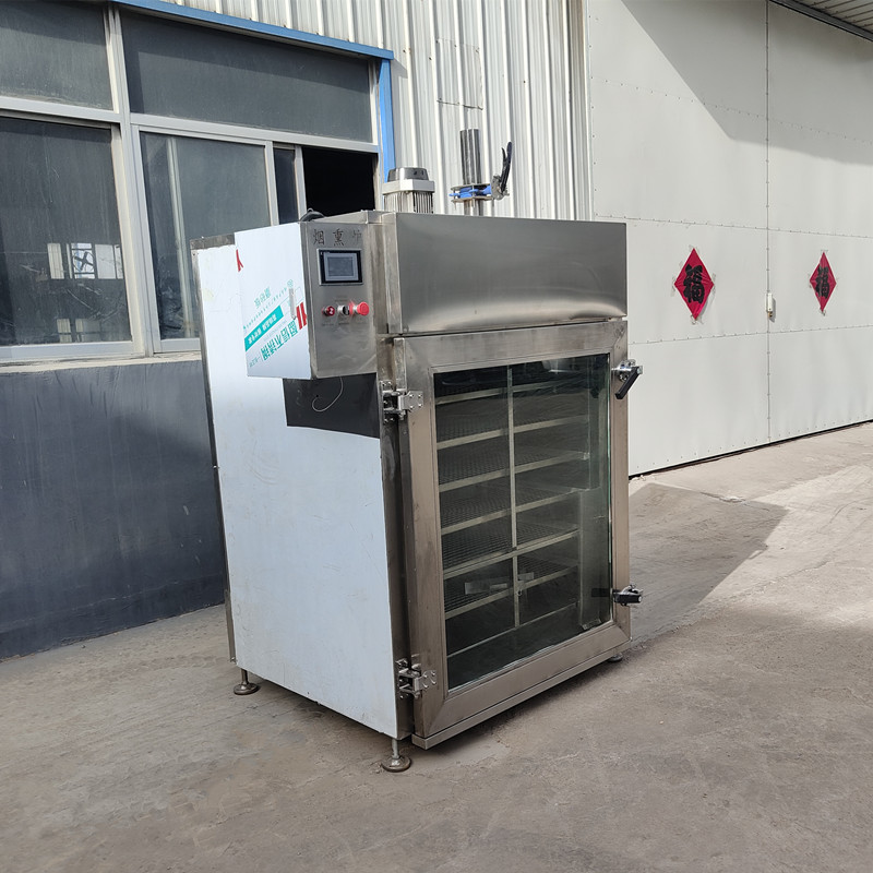 Electric heating multifunctional smoking furnace, roasted chicken sugar smoking machine, commercial scallop drying machine, red sausage steaming and coloring equipment