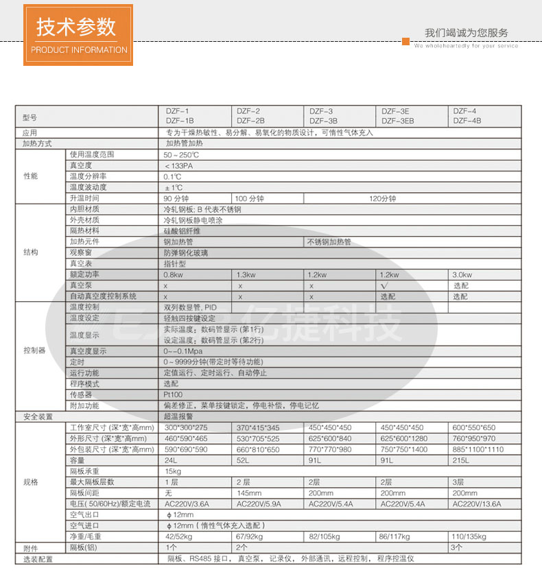 Vacuum drying oven, four corner arc silicone sealing strip, double layer glass DZF mechanical equipment, drying equipment