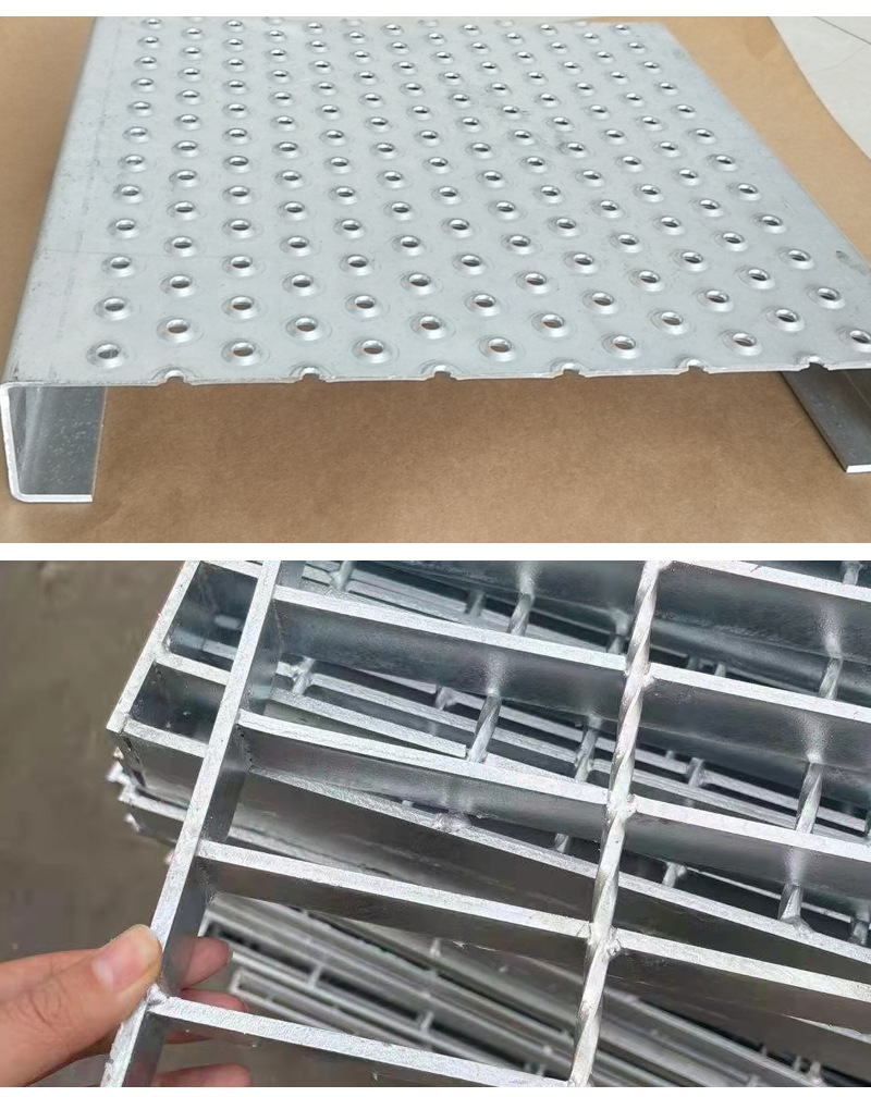 Galvanized steel grating, heavy-duty stainless steel platform, steel grating plate, plug-in steel grating composite cable trench cover plate