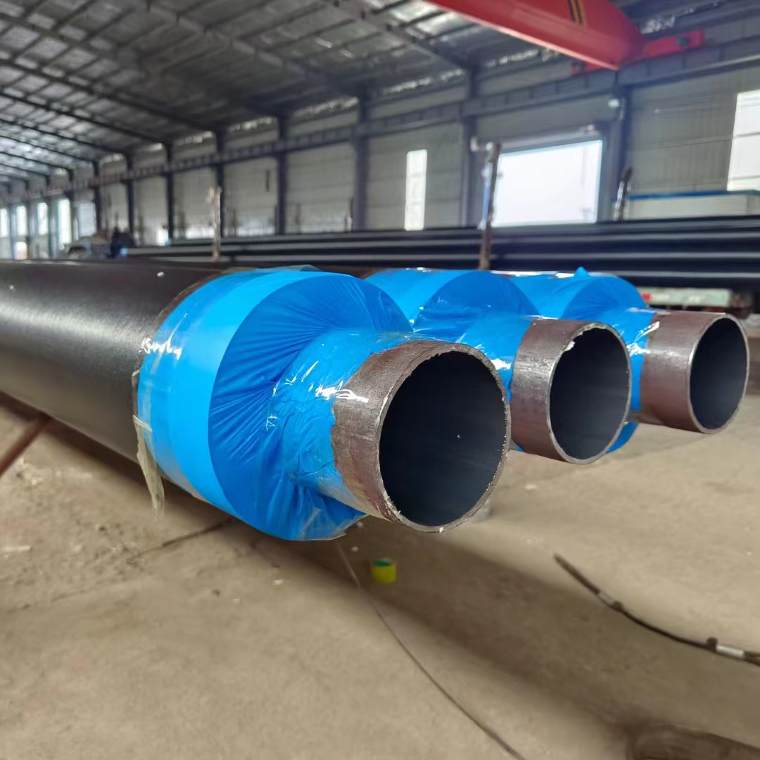 Fangda Prefabricated Steel Sleeve Steel Steam Heating Pipeline 325 Directly Buried High Temperature Resistant Foam Composite Insulation Steel Pipe