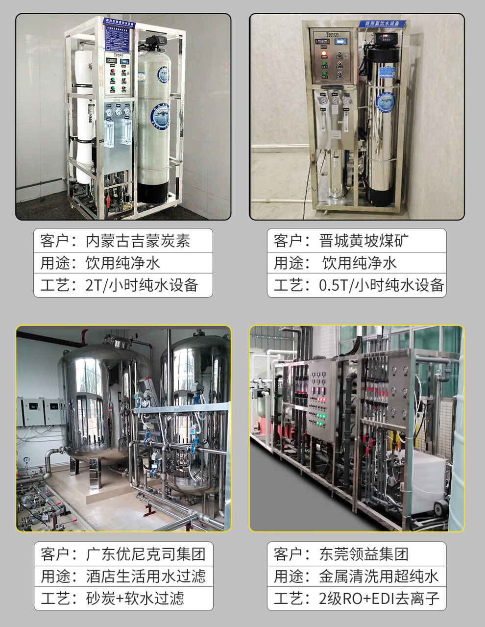 Tianchun large-scale reverse osmosis Water filter water purifier commercial EDI deionization equipment water purifier