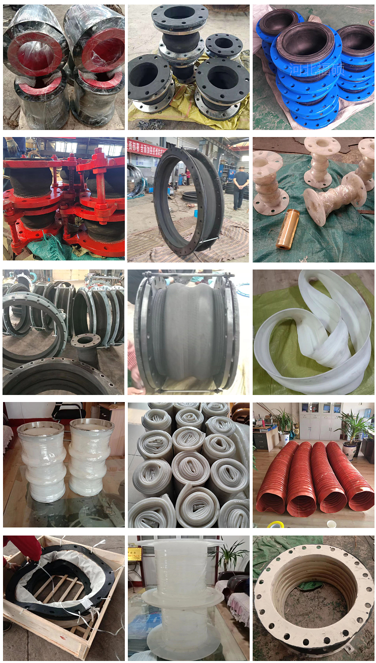 FLANGE TYPE RUBBER SOFT CONNECTOR Macro Great Caliber Expansion Joint Flame retardant rubber soft connection