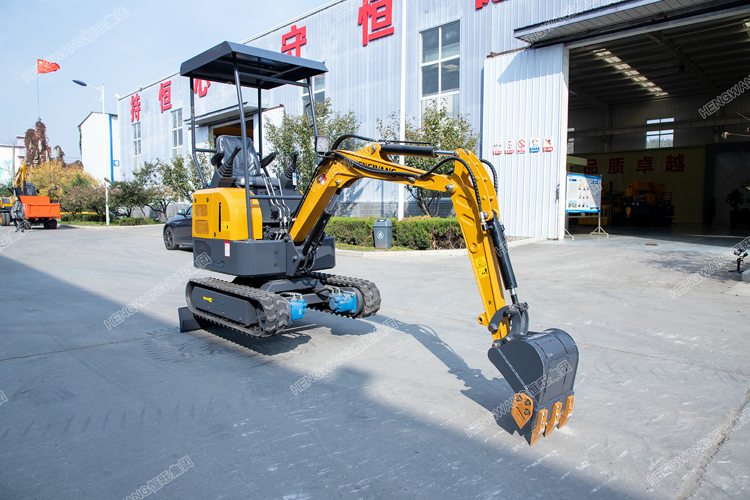 Small excavator household agricultural Excavator orchard trenching 1t 2t multi-function mini excavator engineering hook