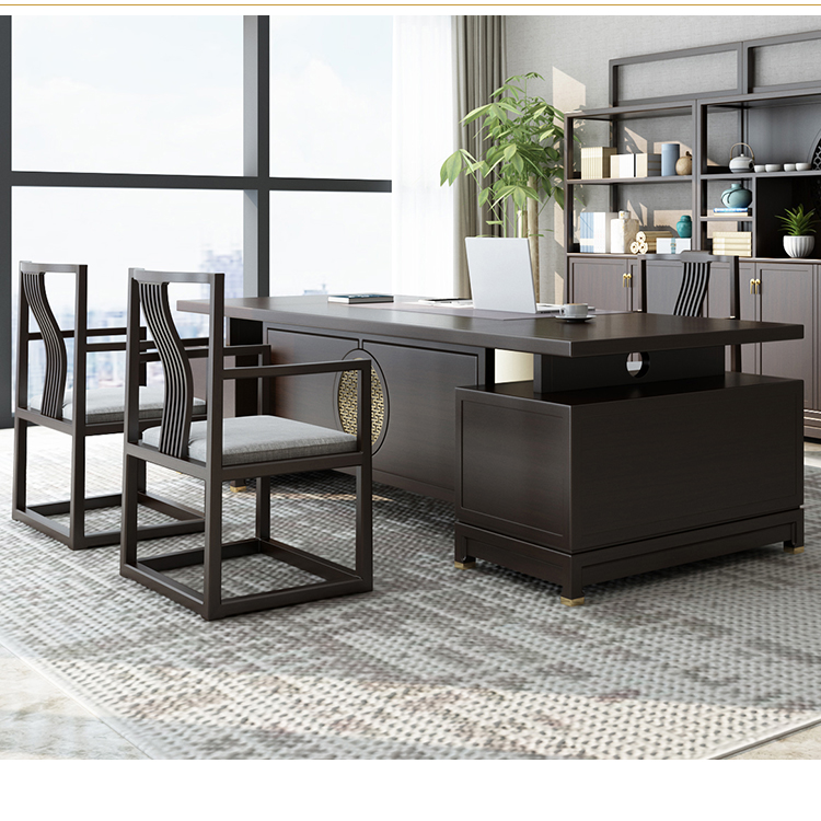 Boss's office desk, large class desk, table and chair combination, simple, modern, light luxury, supervisor's desk, grand president