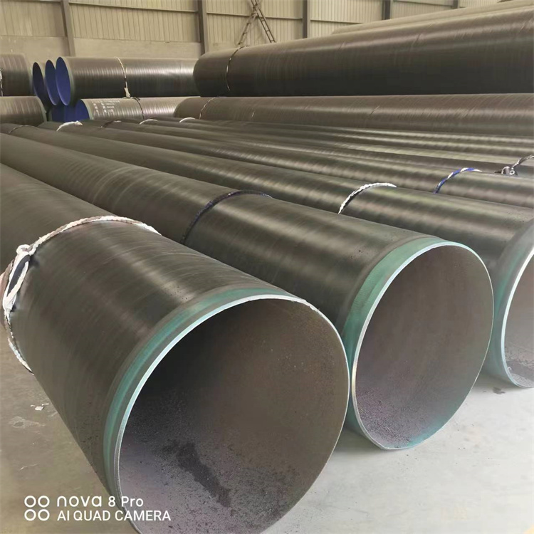 3PE anti-corrosion spiral steel pipe drinking water pipeline with complete qualifications for 3PE anti-corrosion pipe nationwide package