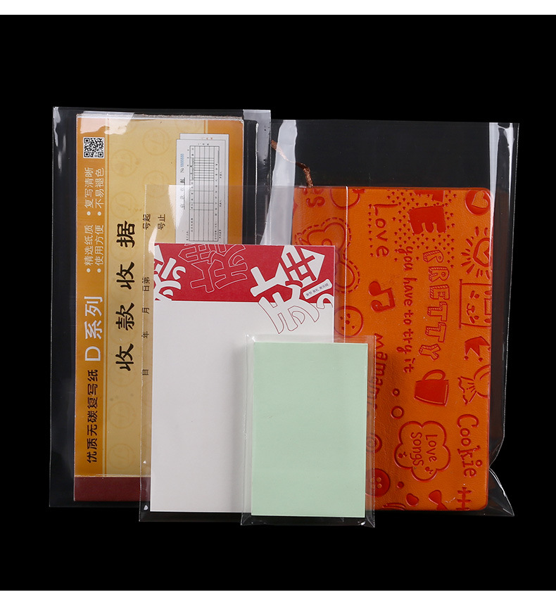 Disposable food packaging, storage bag, thickened, transparent, moisture-proof flat bag, PE bag