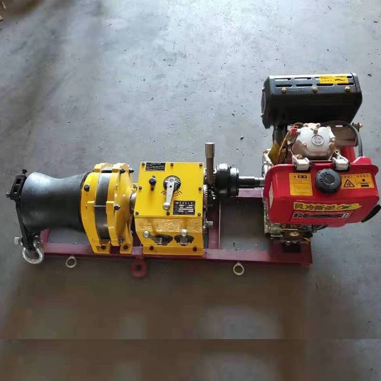 8 ton diesel traction engine heavy lifting hoist 5 ton gasoline powered winch Hengxin Electric Power