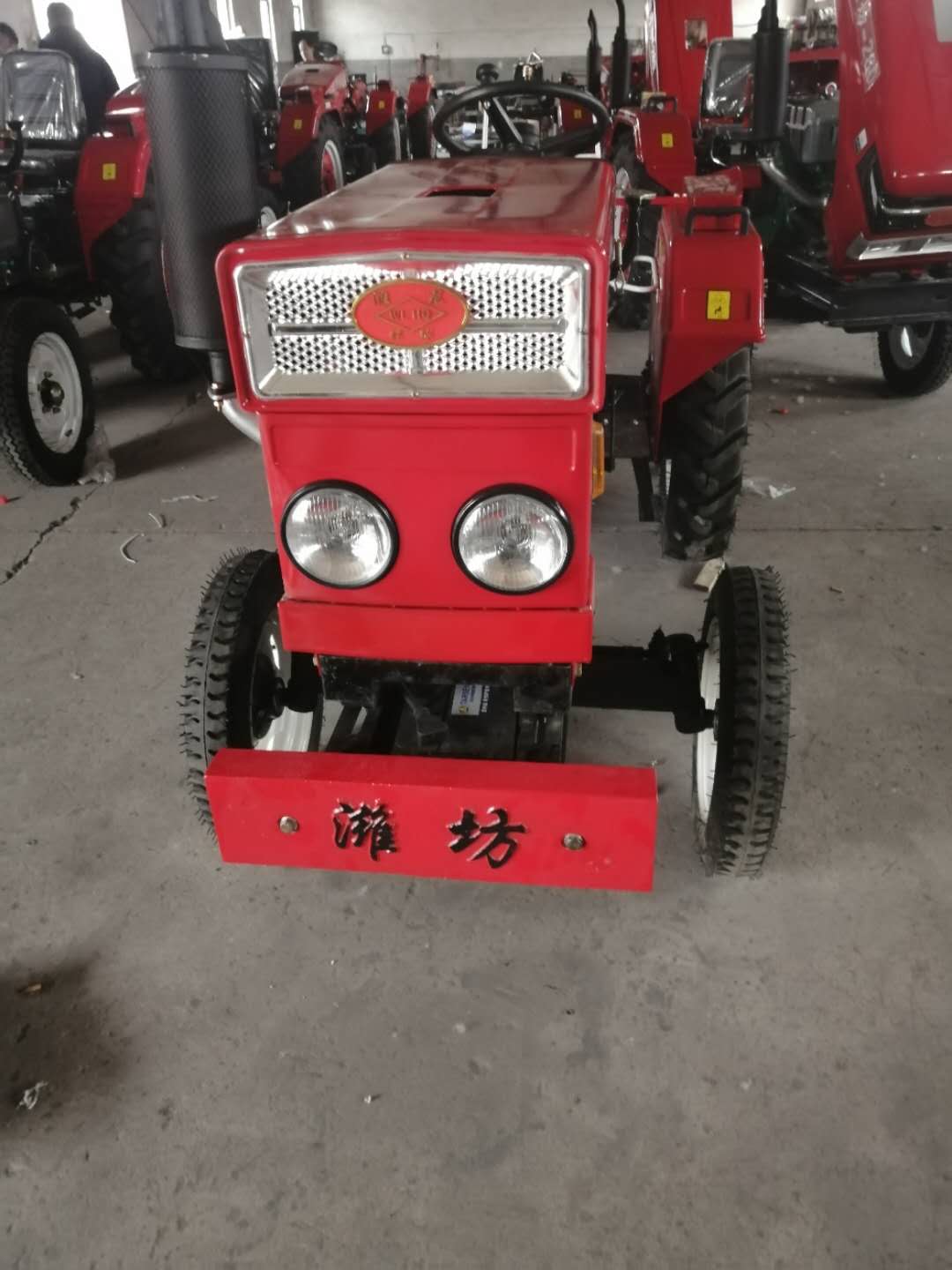 Ruichen Agricultural Machinery Mount Taishan 20 horsepower mini tractor single cylinder small four-wheel rotary tiller