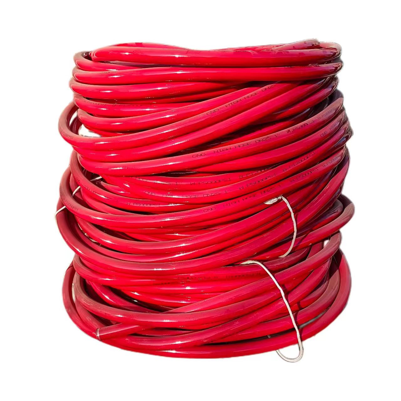 High pressure oil pipe polyurethane reinforced steel wire hose resin wear-resistant pipe pu steel wire hose