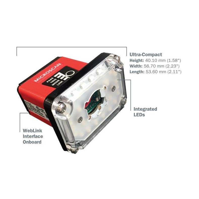 Microscan Micro Hawk ID-45 7432-2000-1005 Industrial High Speed DPM Code Scanner