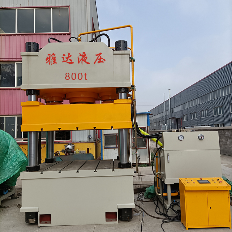 800 ton building plastic mold shell hydraulic press PP plastic barrel forming hydraulic pressure confidential rib floor mold press