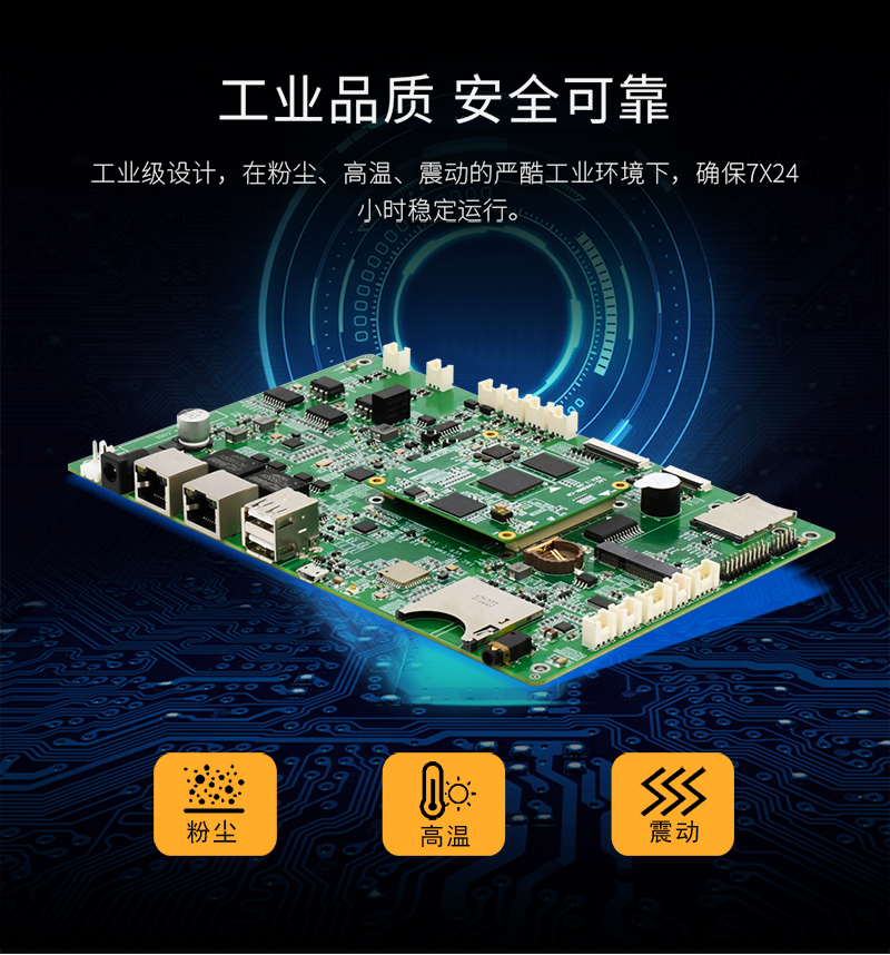 Qiyang NXP i.MX8M mini Cortex-A53 industrial dual port Android Linux development board