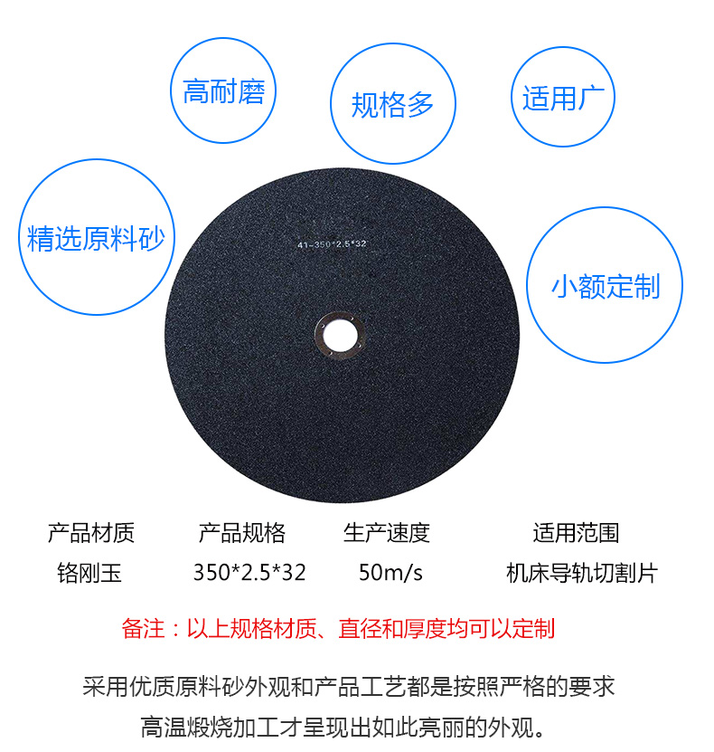 350-2.5-32 cut amorphous black chip professional material white corundum can be customized with Hengrui