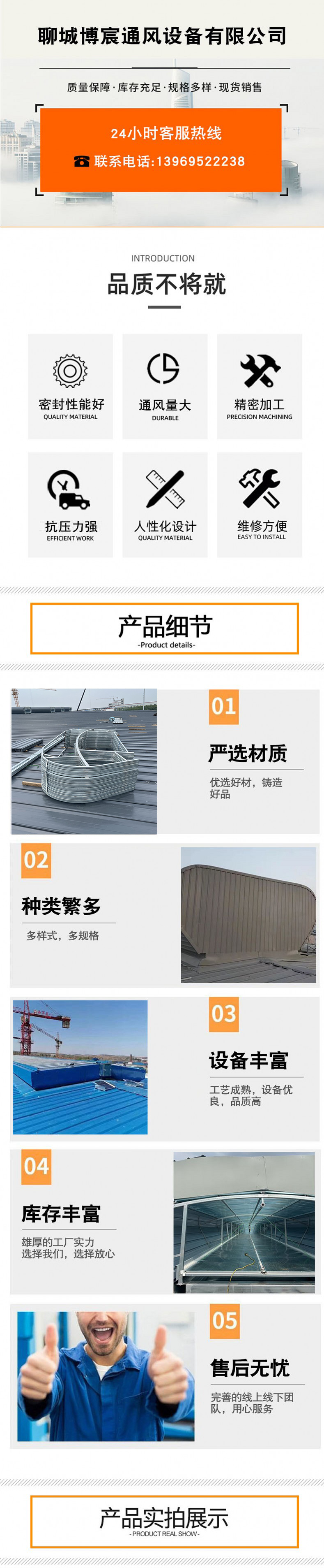 Ventilation skylight, ventilation building skylight, electric lighting and smoke exhaust skylight, roof ventilation system