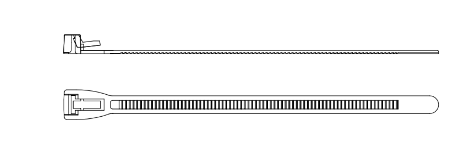 Nylon snap fastener cable ties can be reused, and plastic Cable tie have complete specifications