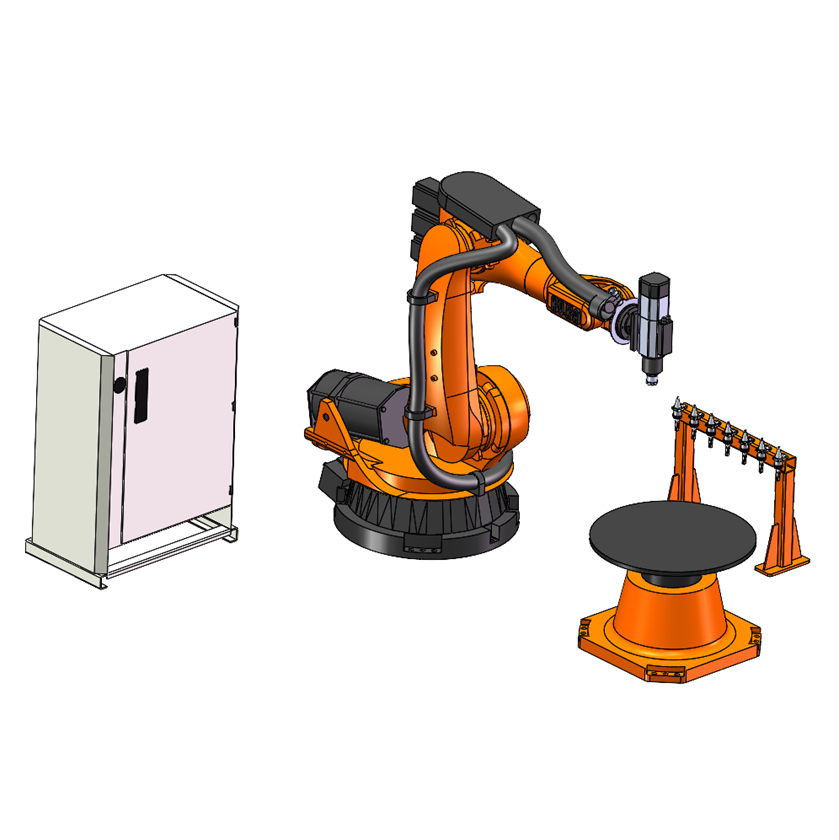 Kuka Robot Stone 3D Carving Six Axis Robot Arm Plastic Carving 3D Carving Joint Mold Precision Carving Machine