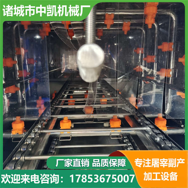 Tunnel type basket washing machine, high-pressure spray turnover basket washing machine, large degreasing and washing machine