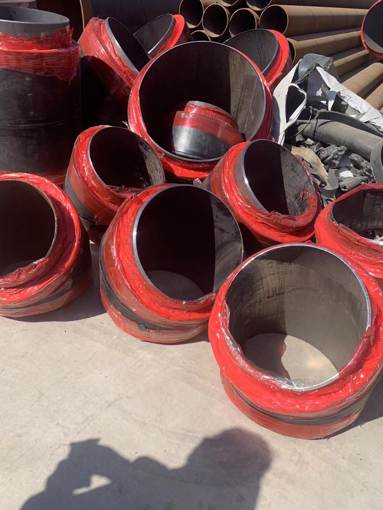 Fangda polyurethane insulation pipe fittings and steel pipes, galvanized iron sheet insulation pipes, steel sleeve steel steam pipe fittings